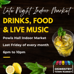 Oswestry Late night Indoor Market