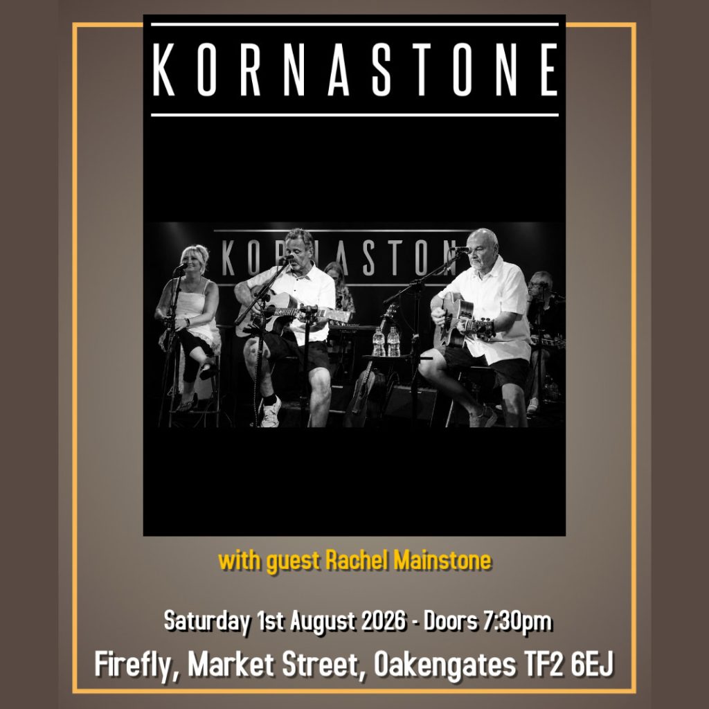 Pale Fire Music presents - Kornastone, with special guest Rachel Mainstone
